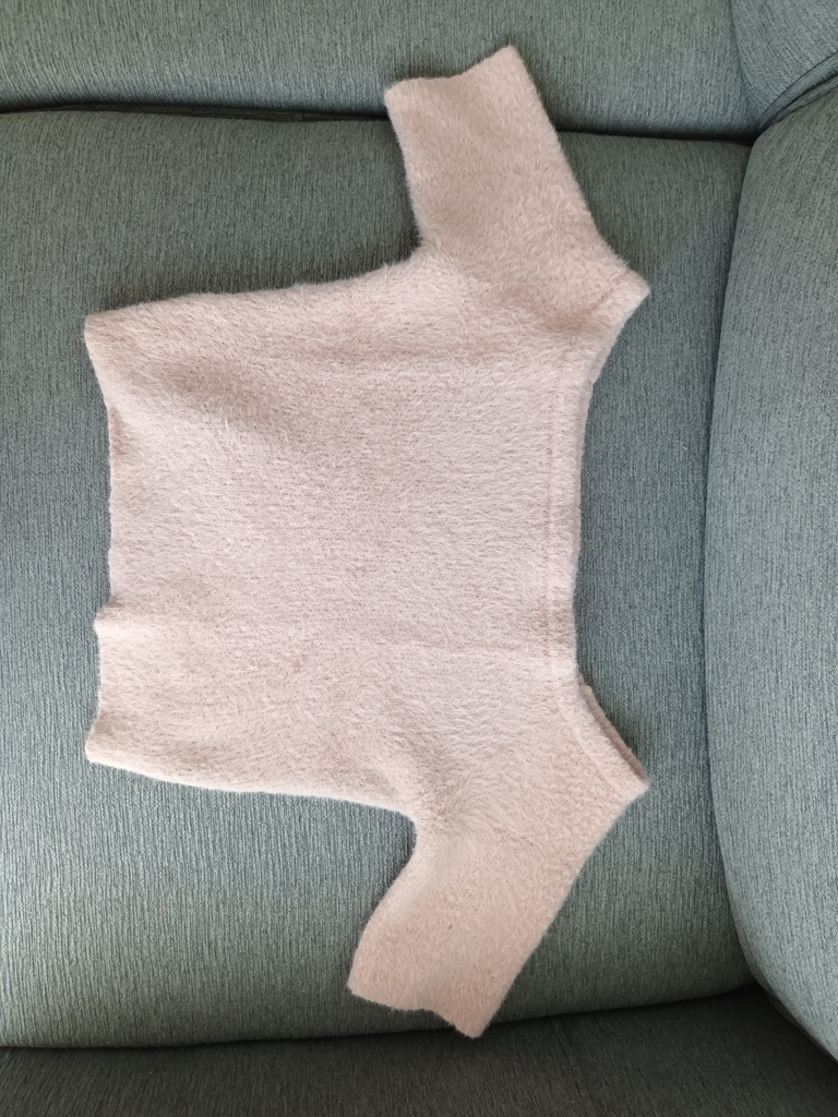 Blusa de peluche rosa